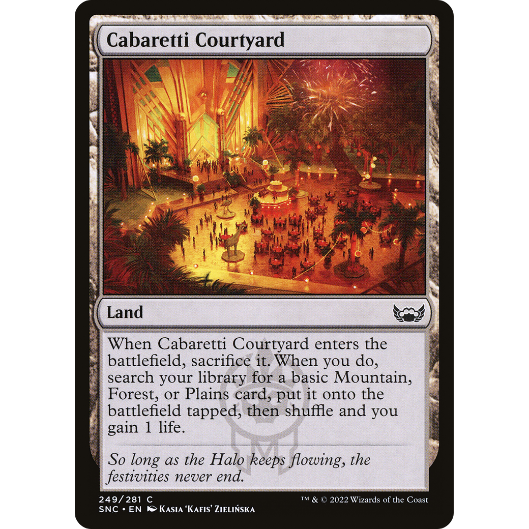 Cabaretti Courtyard (SNC-249) - Streets of New Capenna Foil