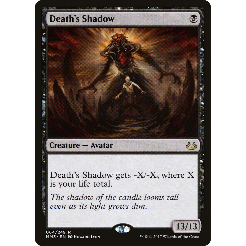 Death's Shadow (MM3-064) - Modern Masters 2017 Foil