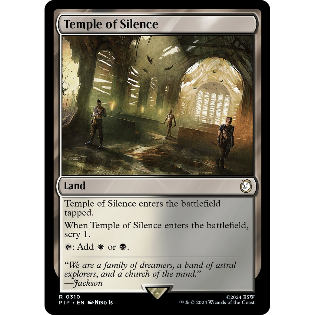 Temple of Silence (PIP-310) - Fallout Foil