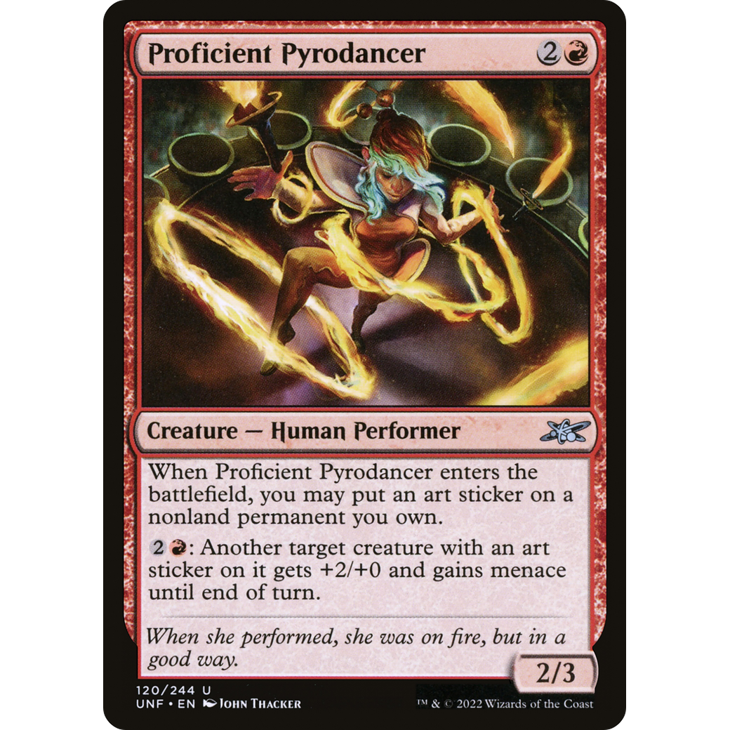 Proficient Pyrodancer (UNF-120) - Unfinity