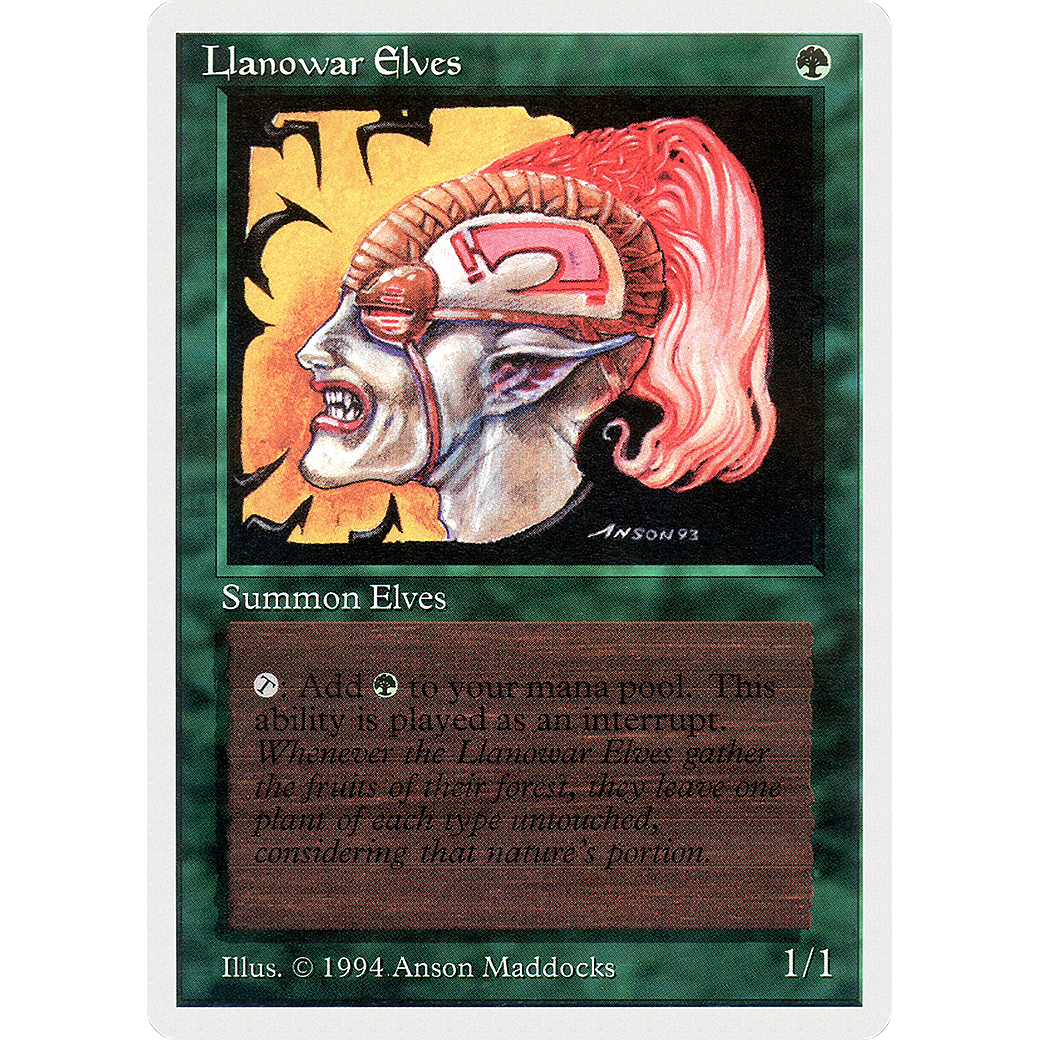 Llanowar Elves (SUM-211) - Summer Magic / Edgar