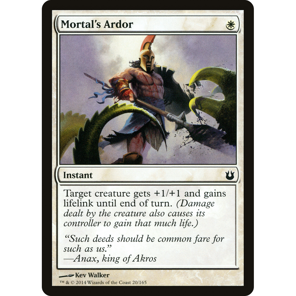 Mortal's Ardor (BNG-020) - Born of the Gods