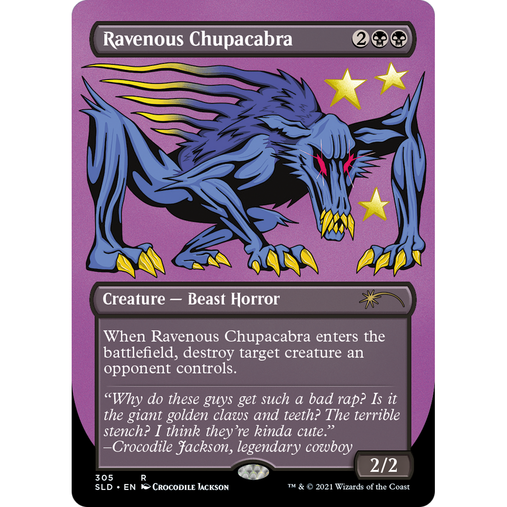 Ravenous Chupacabra (305) (SLD-305) - Secret Lair Drop (Borderless)
