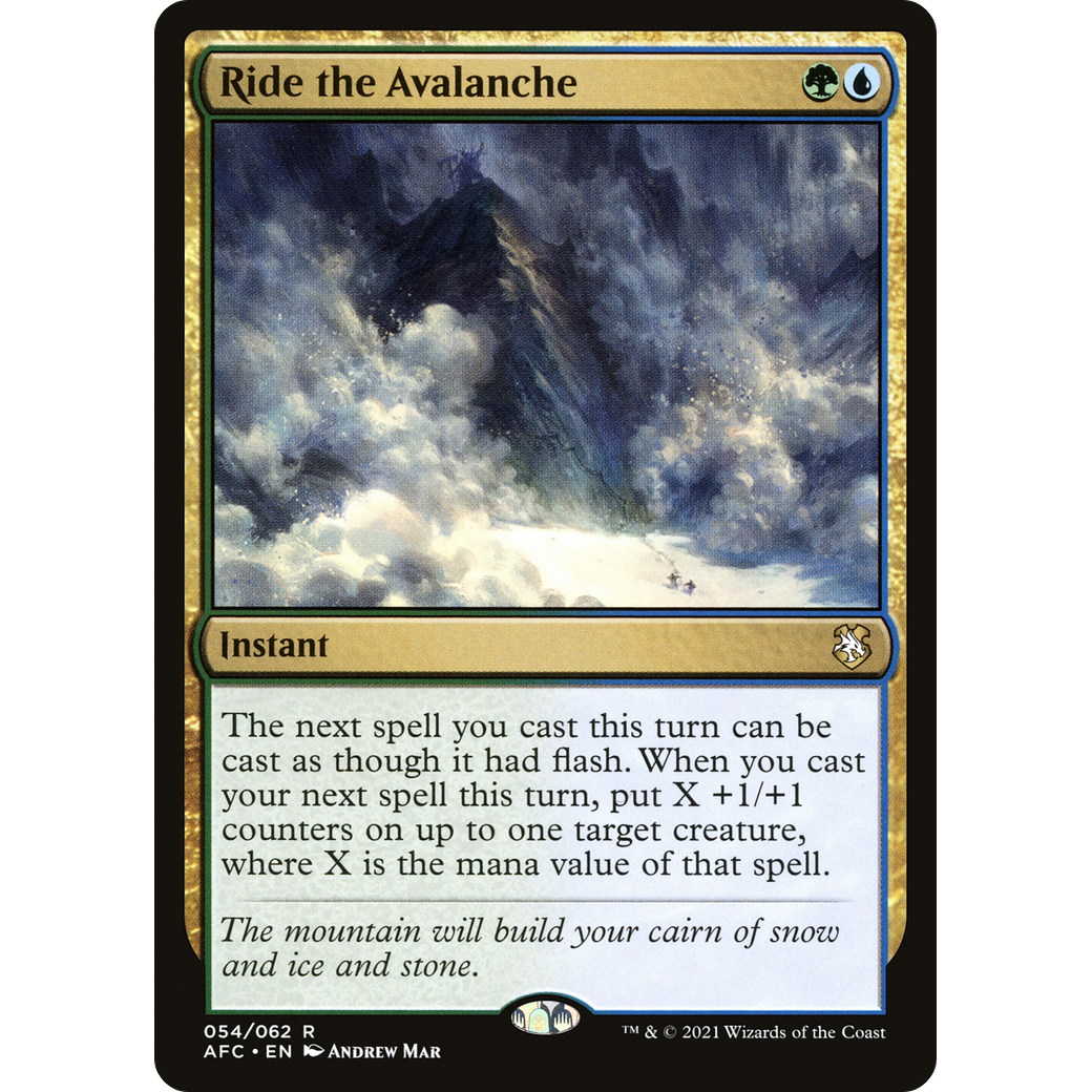 Ride the Avalanche (AFC-054) - Forgotten Realms Commander