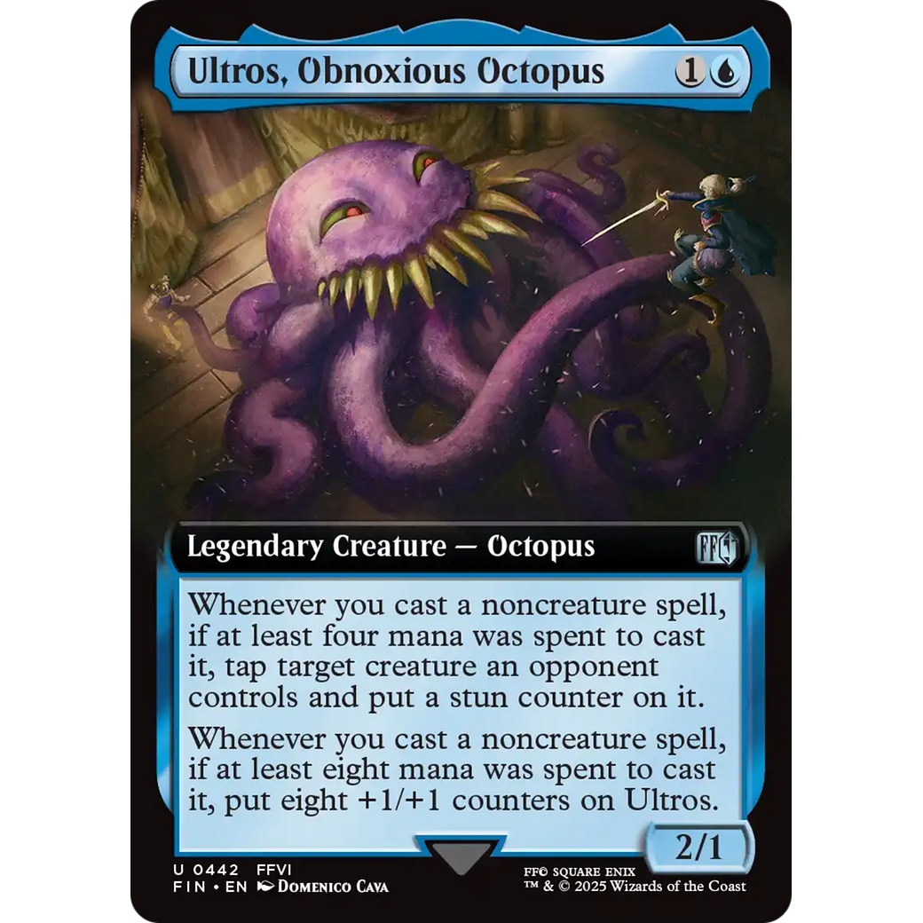 Ultros, Obnoxious Octopus (Extended Art) (FIN-442) - FINAL FANTASY: (Extended Art) Foil