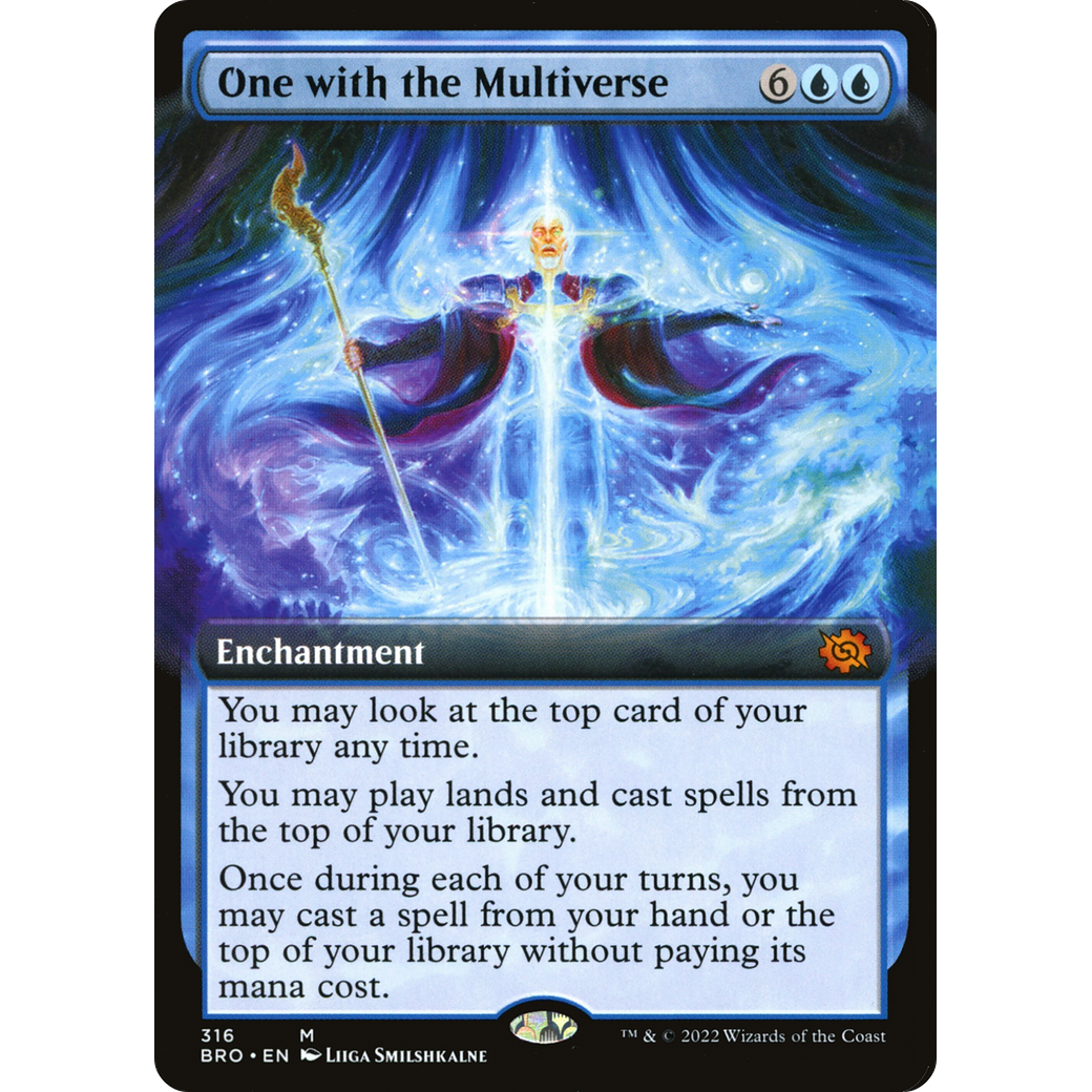 One with the Multiverse (Extended Art) (BRO-316) - The Brothers' War: (Extended Art) Foil