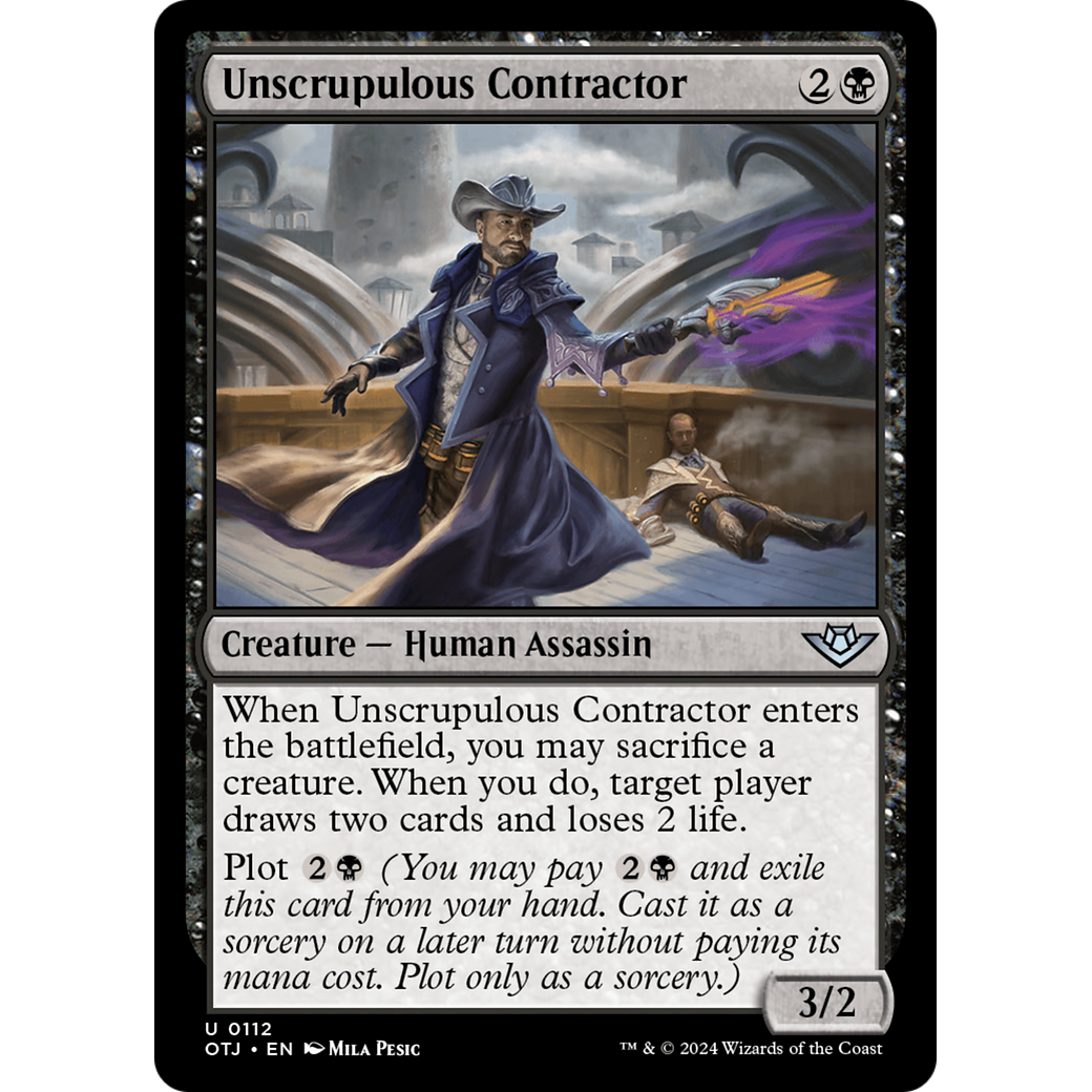 Unscrupulous Contractor (OTJ-112) - Outlaws of Thunder Junction