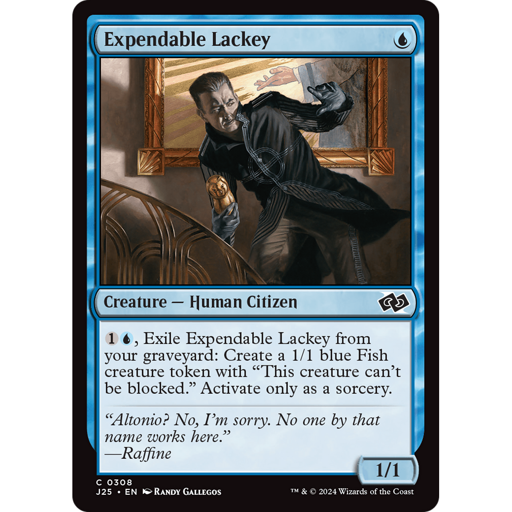 Expendable Lackey (J25-308) - Foundations Jumpstart