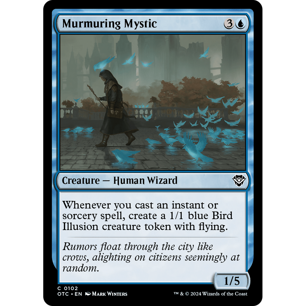 Murmuring Mystic (OTC-102) - Outlaws of Thunder Junction Commander