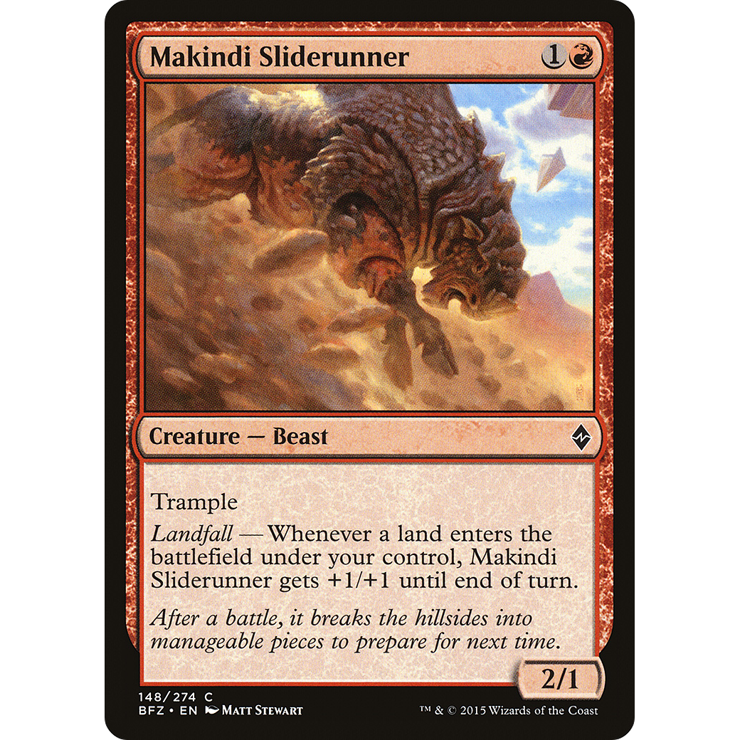 Makindi Sliderunner (BFZ-148) - Battle for Zendikar