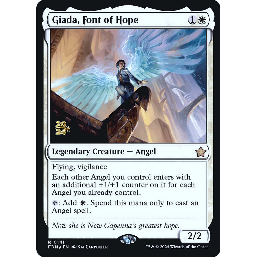 Giada, Font of Hope (PRE-141S) - Foundations Promos Foil