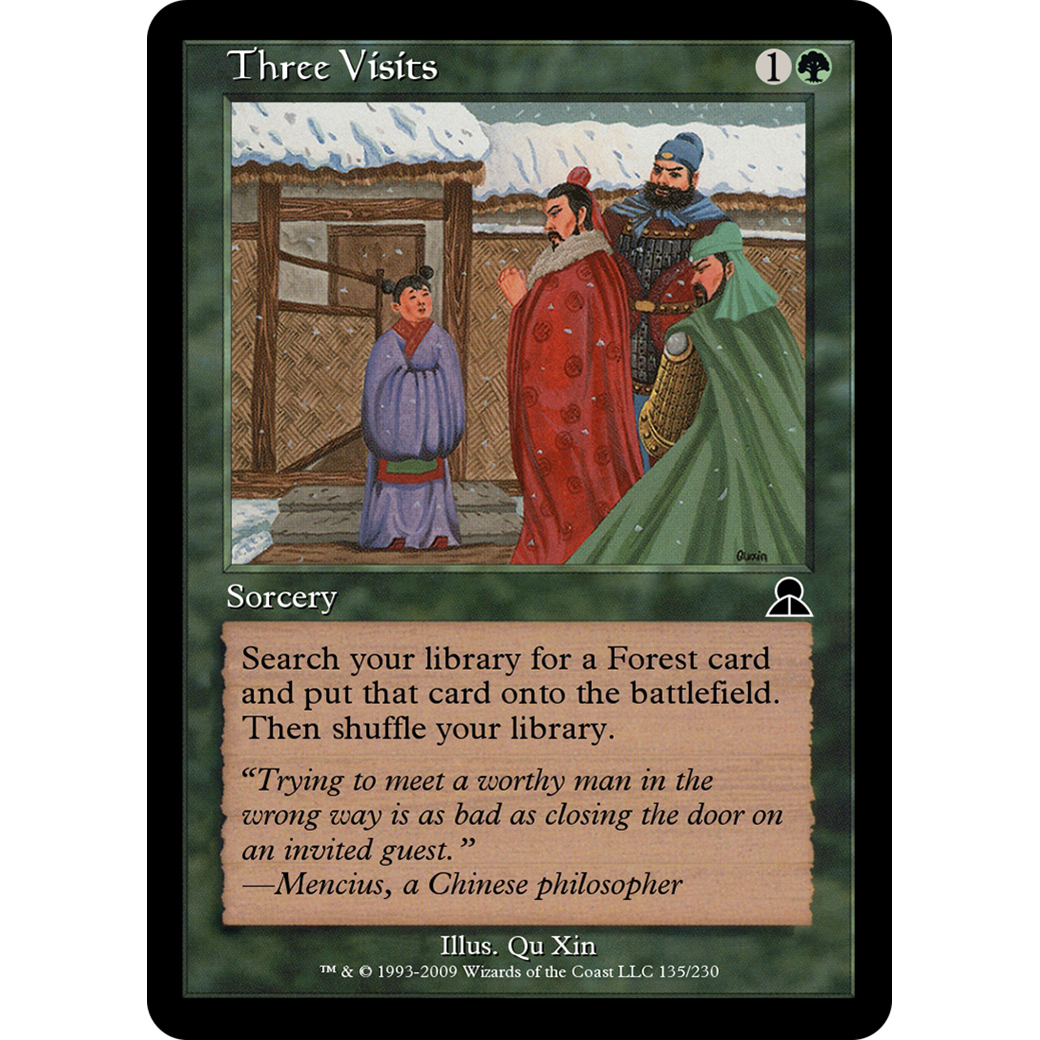 Three Visits (ME3-135) - Masters Edition III Foil