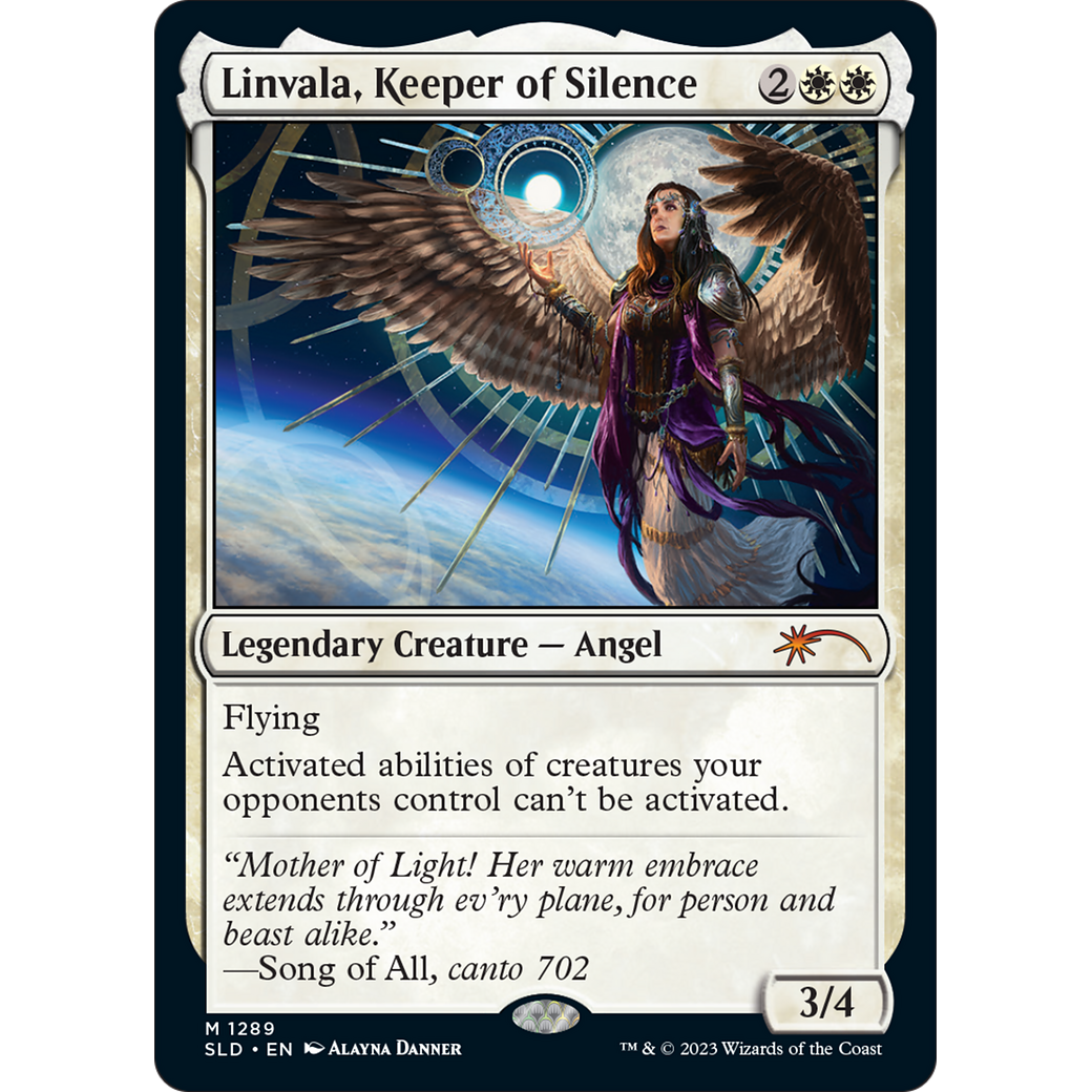 Linvala, Keeper of Silence (SLD-1289) - Secret Lair Drop Foil