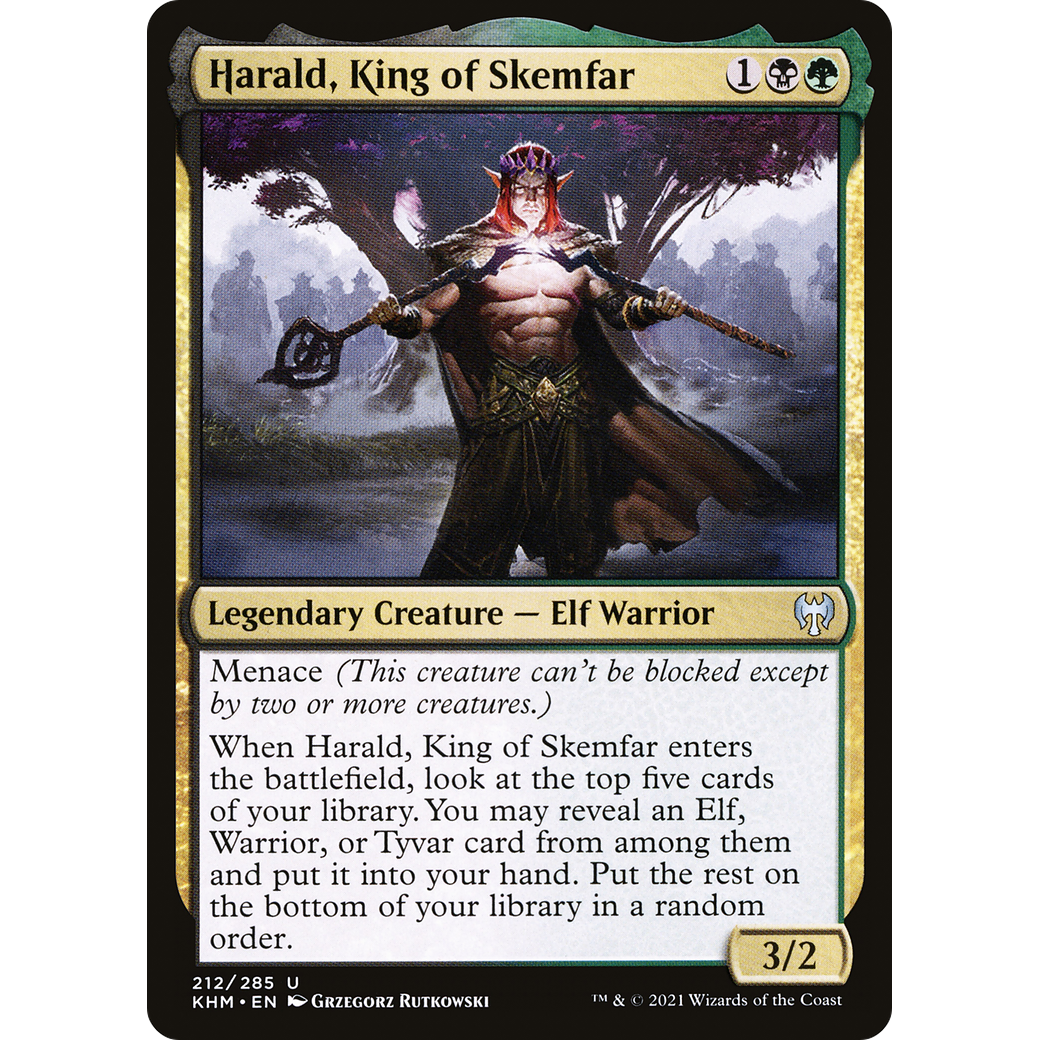 Harald, King of Skemfar (KHM-212) - Kaldheim Foil