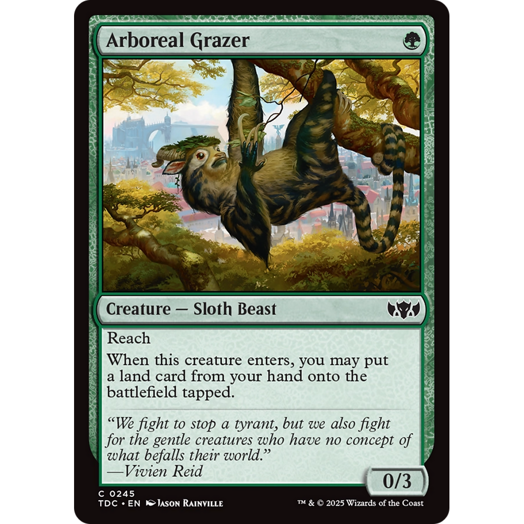 Arboreal Grazer (TDC-245) - Commander: Tarkir: Dragonstorm