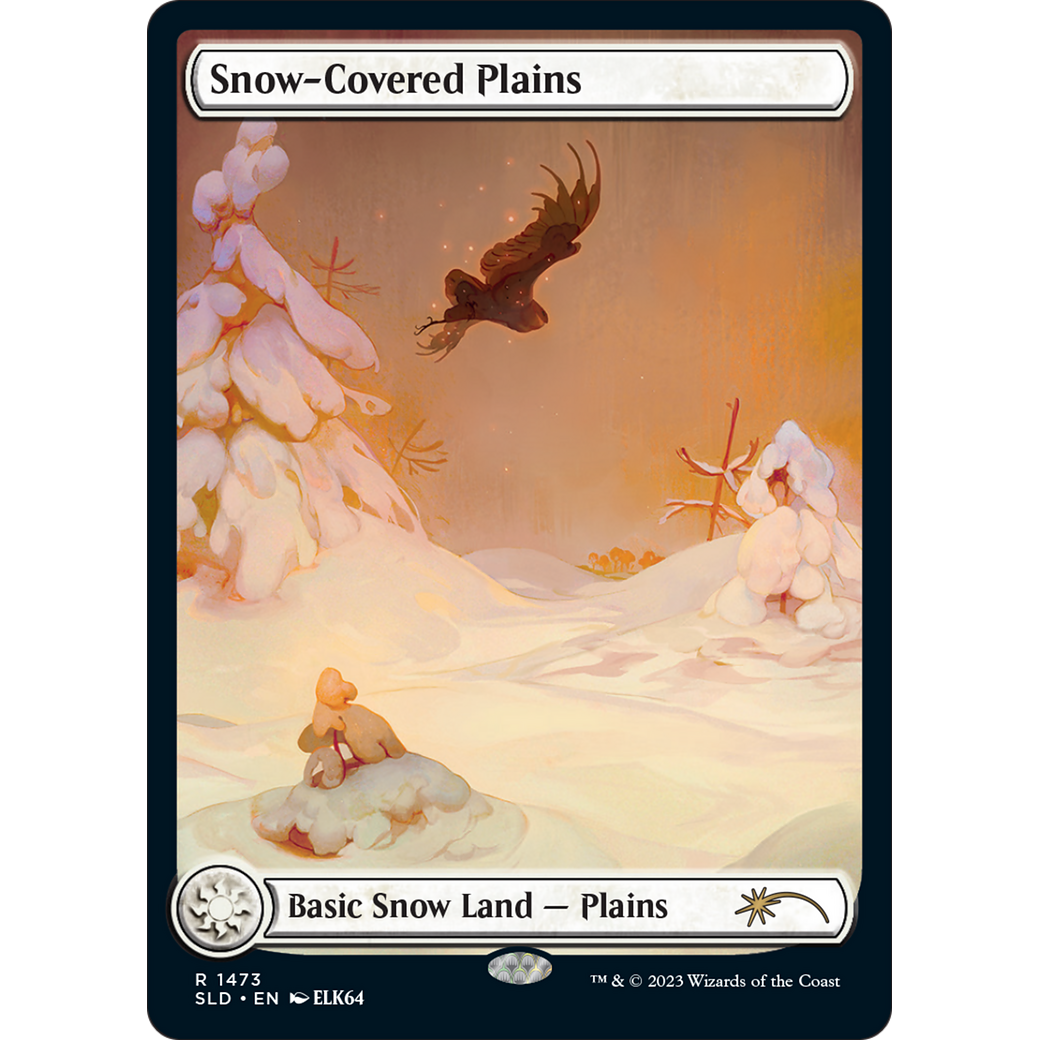 Snow-Covered Plains (1473) (SLD-1473) - Secret Lair Drop: (Full Art)