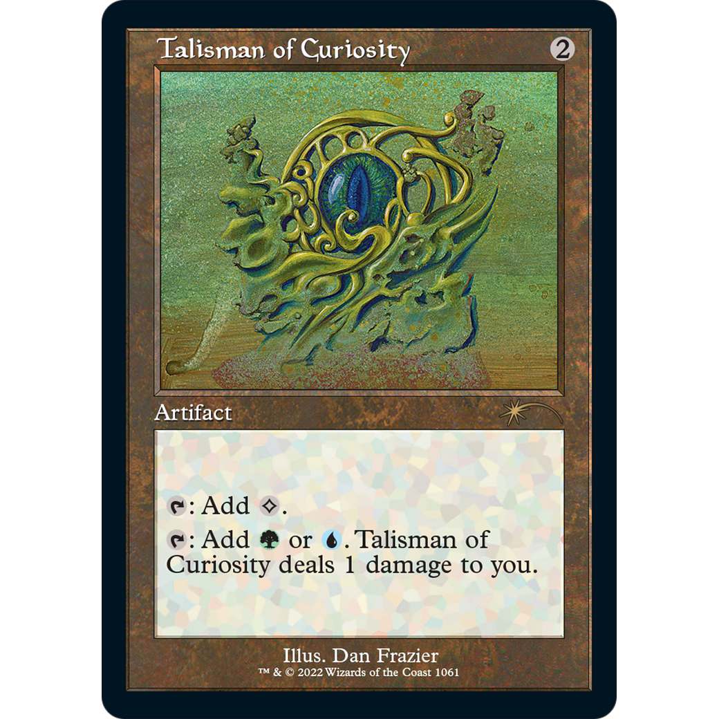 Talisman of Curiosity (Retro Frame) (SLD-1061) - Secret Lair Drop