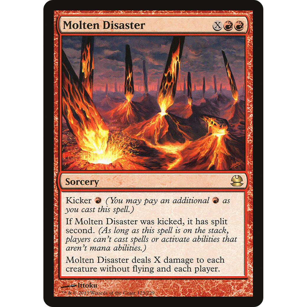 Molten Disaster (MMA-123) - Modern Masters Foil