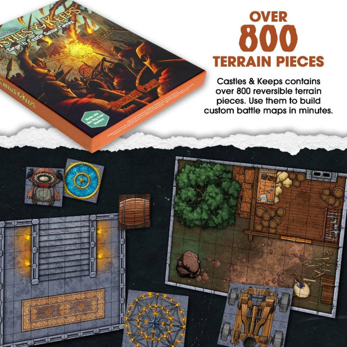 Dungeon Craft: Castles & Keeps - 2D RPG Terrain