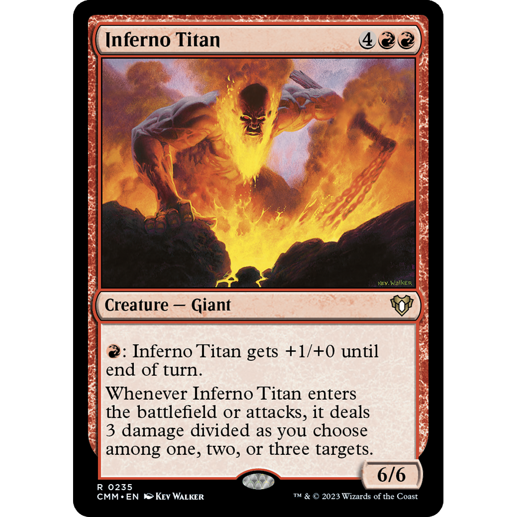 Inferno Titan (CMM-235) - Commander Masters Foil