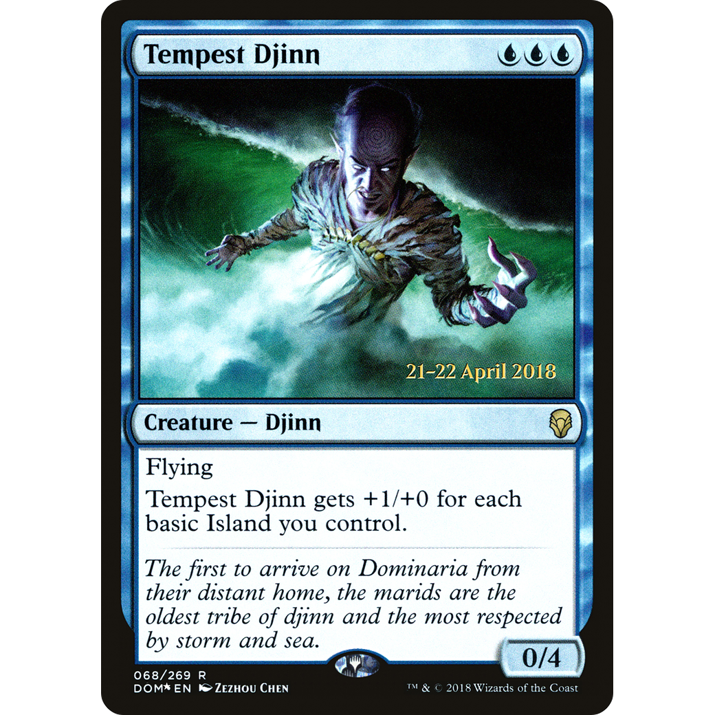 Tempest Djinn (PRE-068) - Dominaria Promos Foil