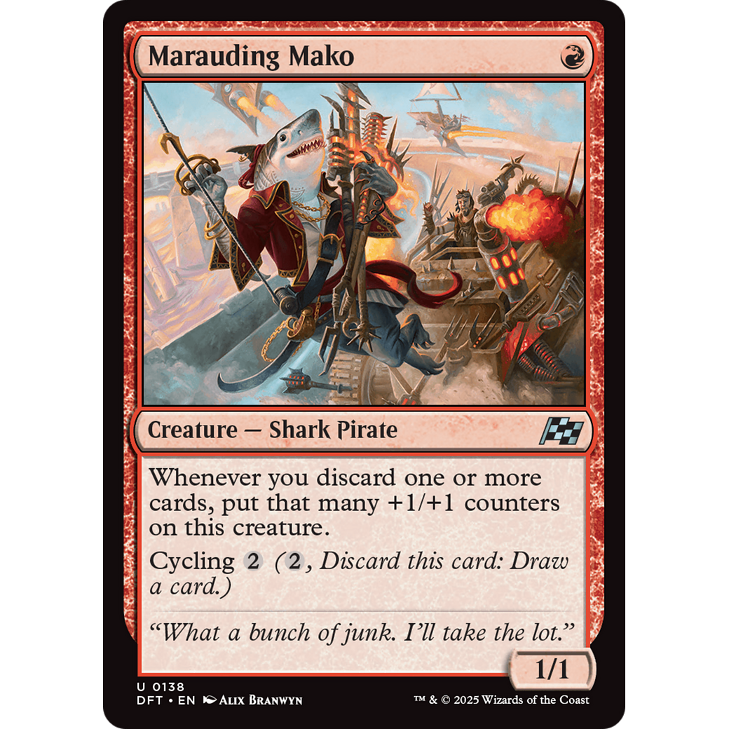 Marauding Mako (DFT-138) - Aetherdrift Foil