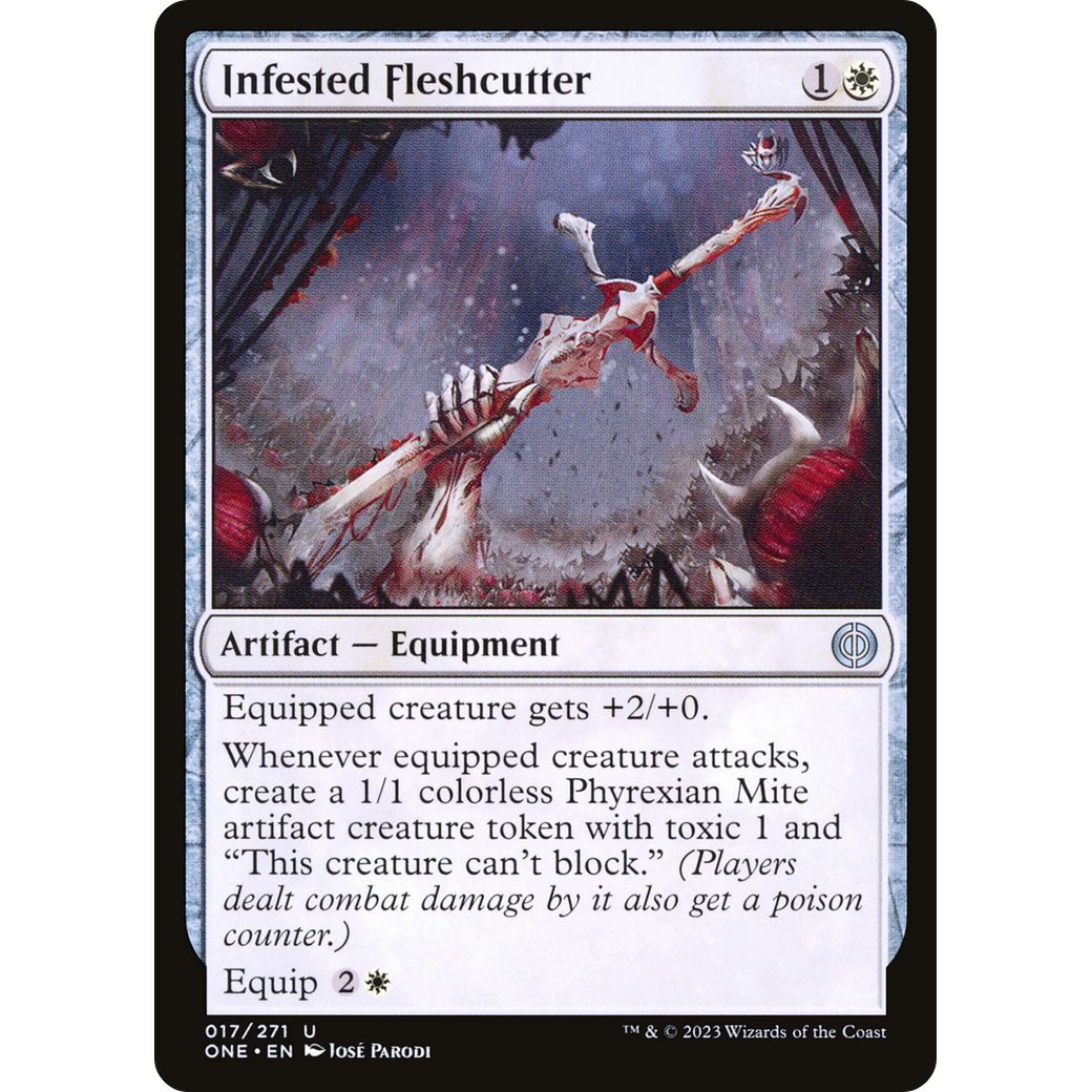 Infested Fleshcutter (ONE-017) - Phyrexia: All Will Be One