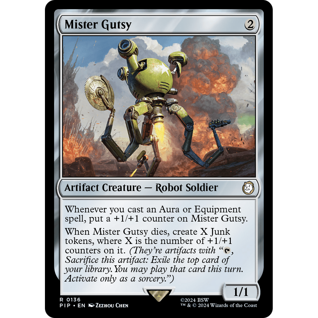 Mister Gutsy (PIP-136) - Fallout Foil