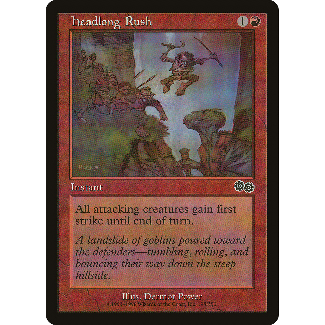 Headlong Rush (USG-198) - Urza's Saga