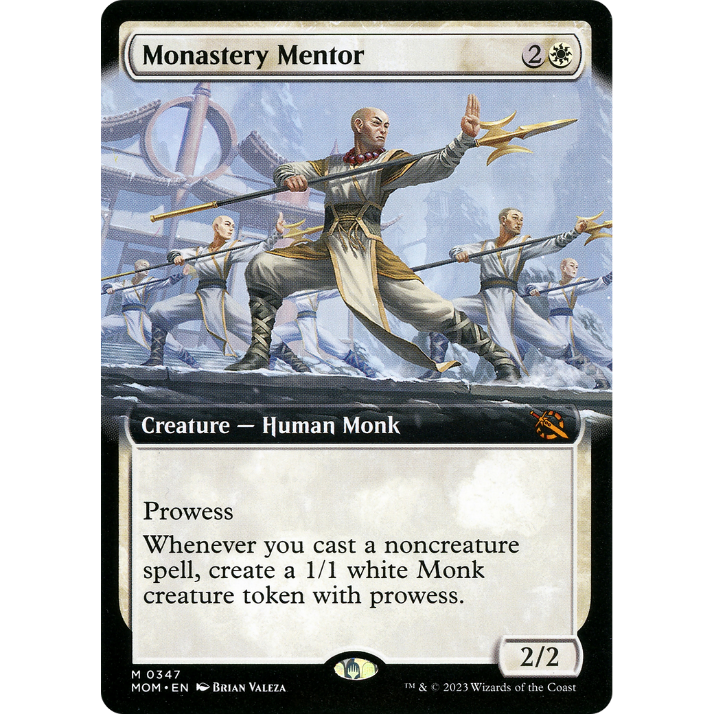 Monastery Mentor (MOM-347) - March of the Machine: (Extended Art) Foil