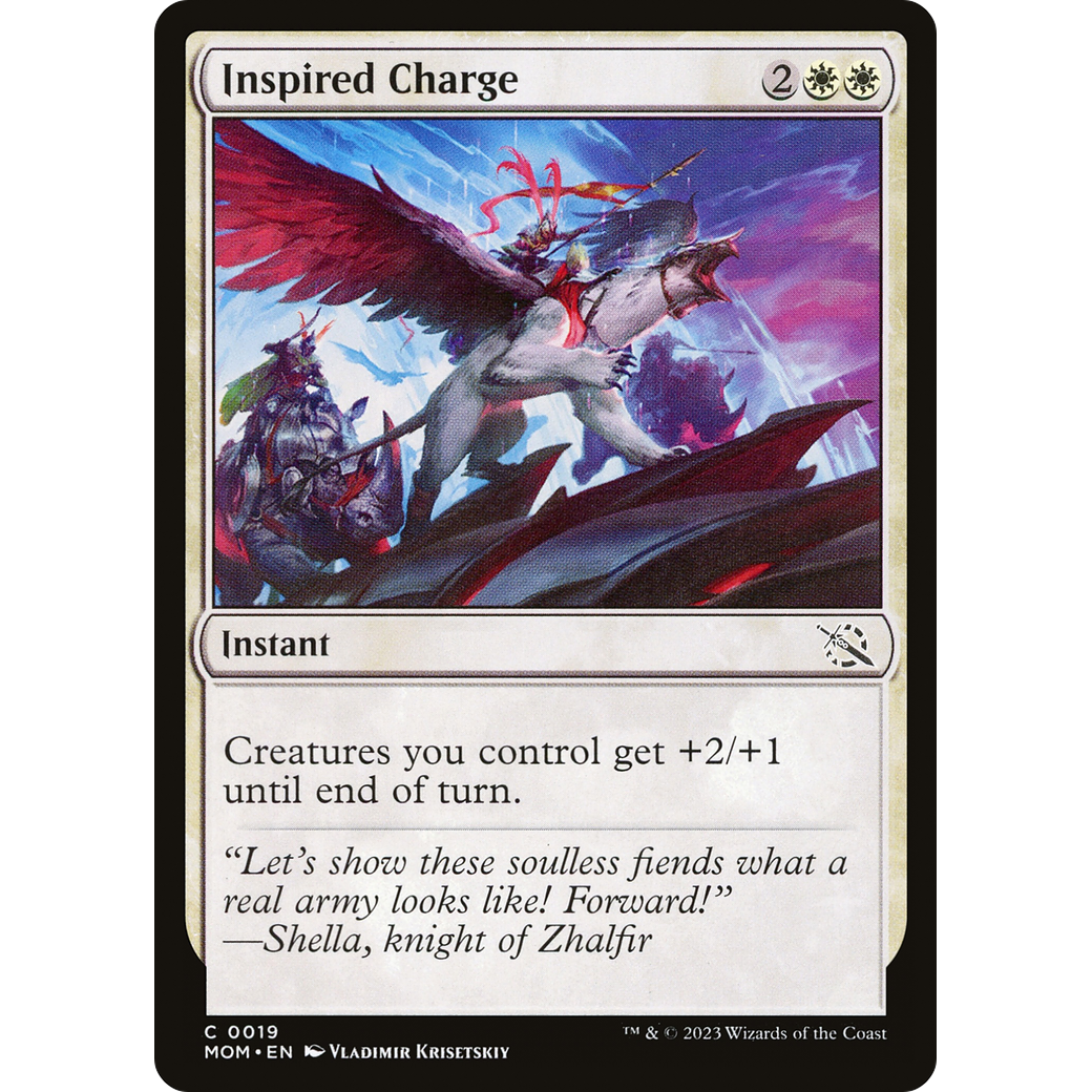 Inspired Charge (MOM-019) - March of the Machine Foil