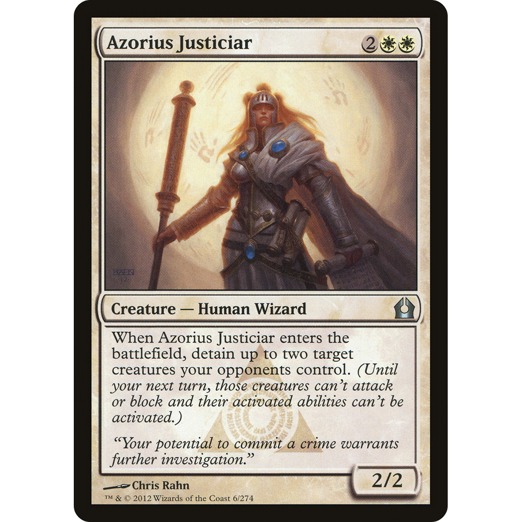 Azorius Justiciar (RTR-006) - Return to Ravnica