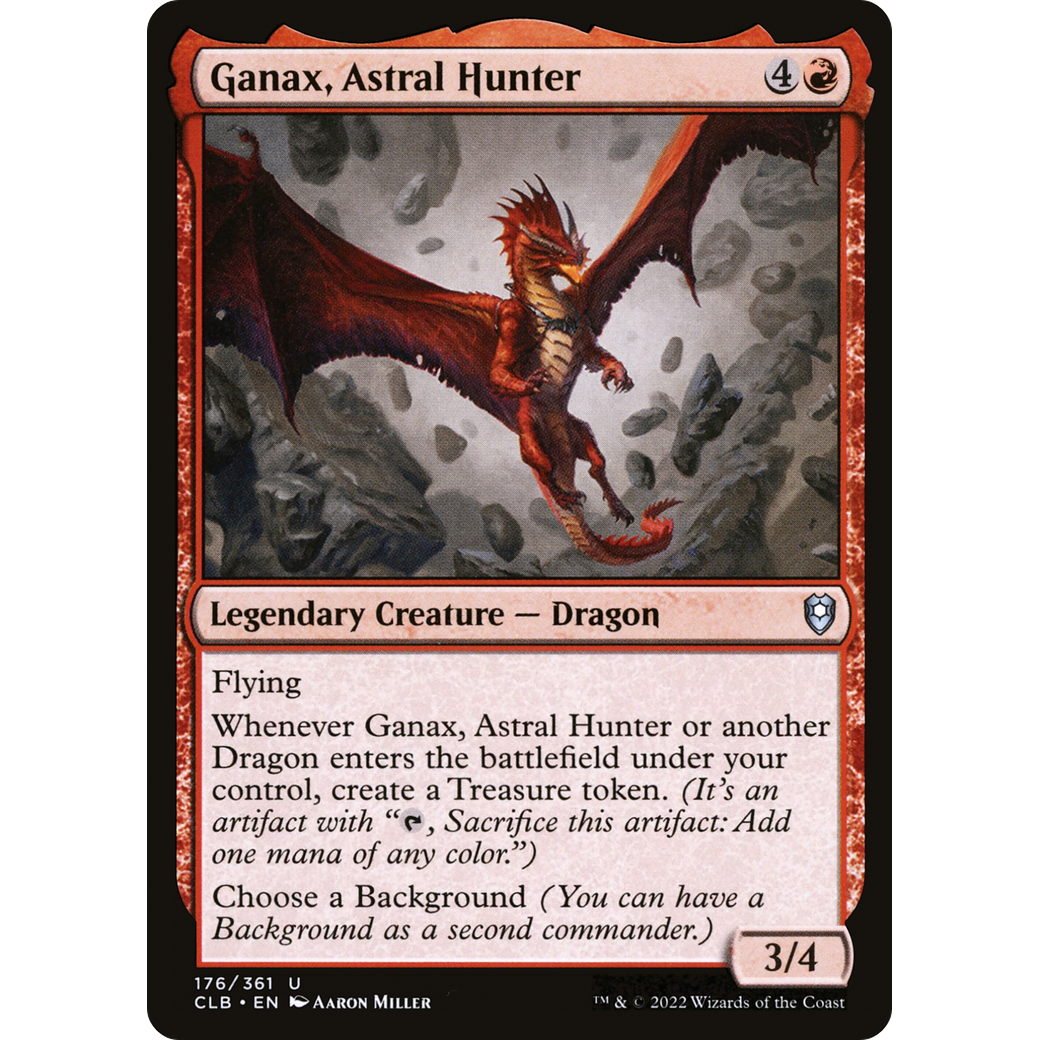 Ganax, Astral Hunter (CLB-176) - Commander Legends: Battle for Baldur's Gate Foil