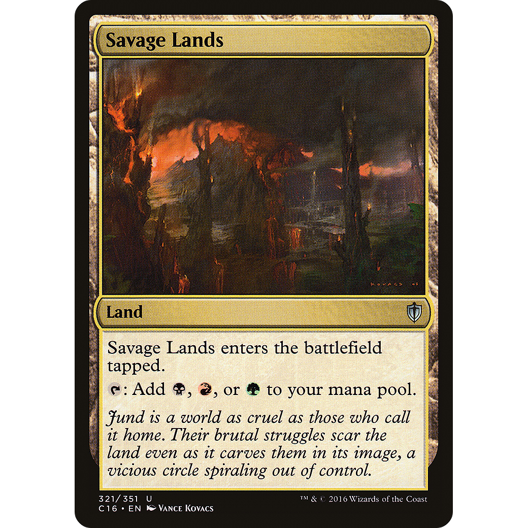 Savage Lands (C16-321) - Commander 2016
