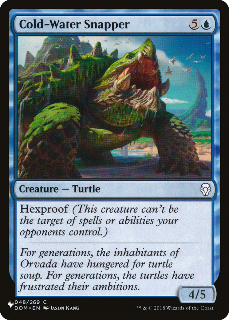 Cold-Water Snapper (LIST-048/269) - The List