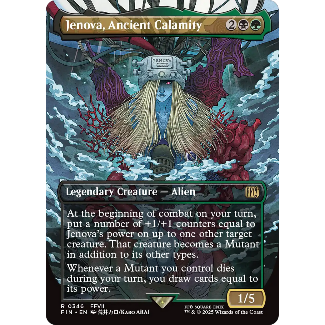 Jenova, Ancient Calamity (FIN-346) - FINAL FANTASY (Borderless) Foil