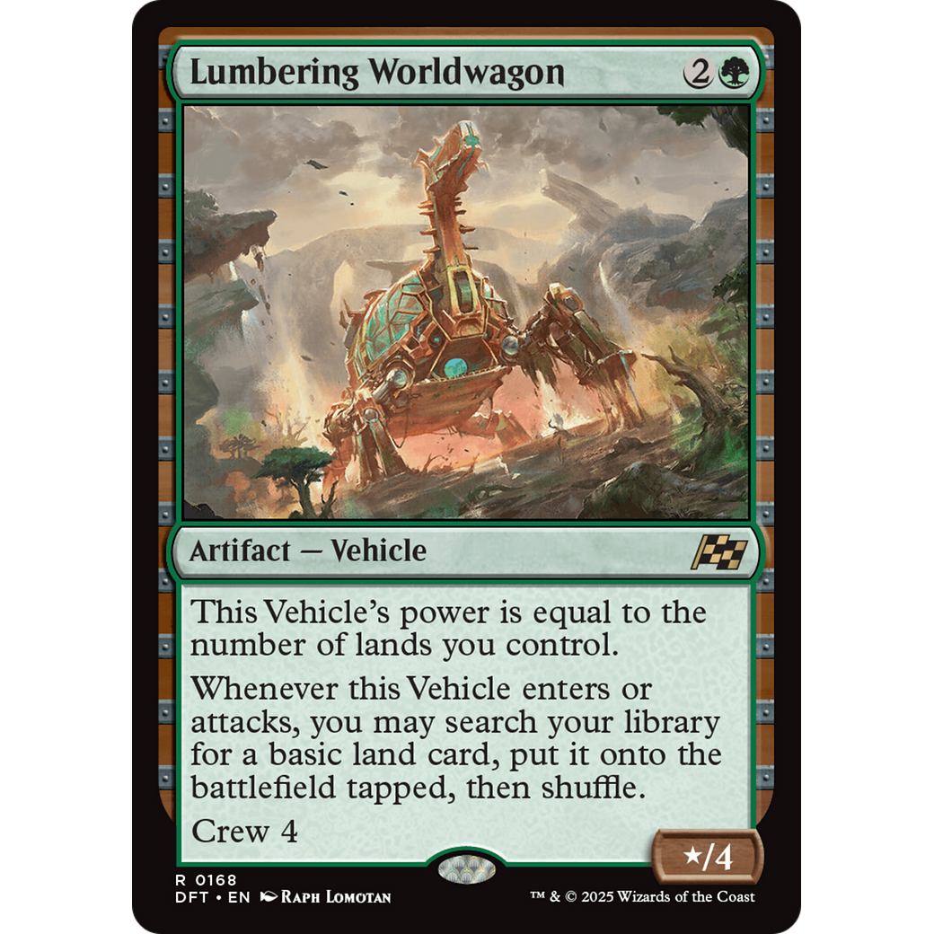 Lumbering Worldwagon (DFT-168) - Aetherdrift Foil