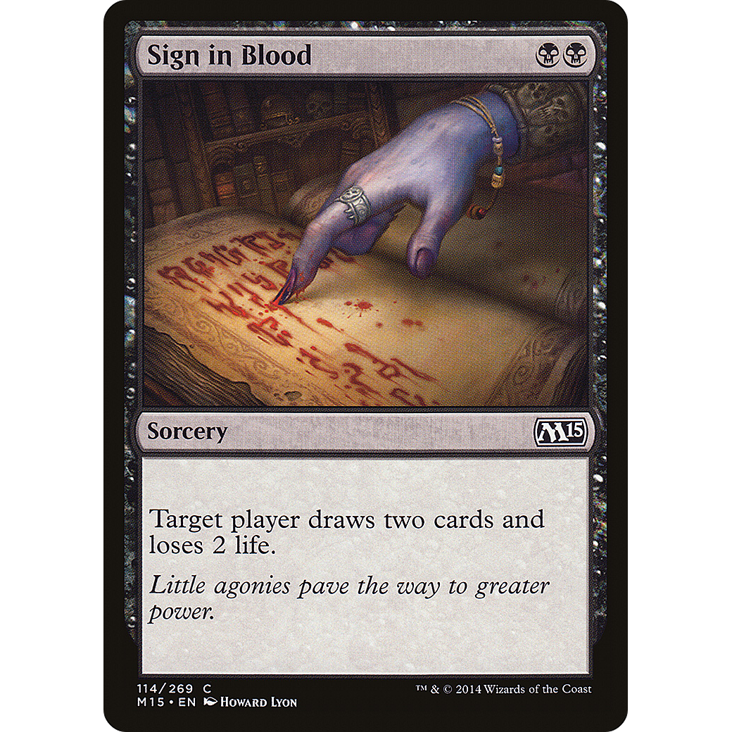 Sign in Blood (M15-114) - Magic 2015