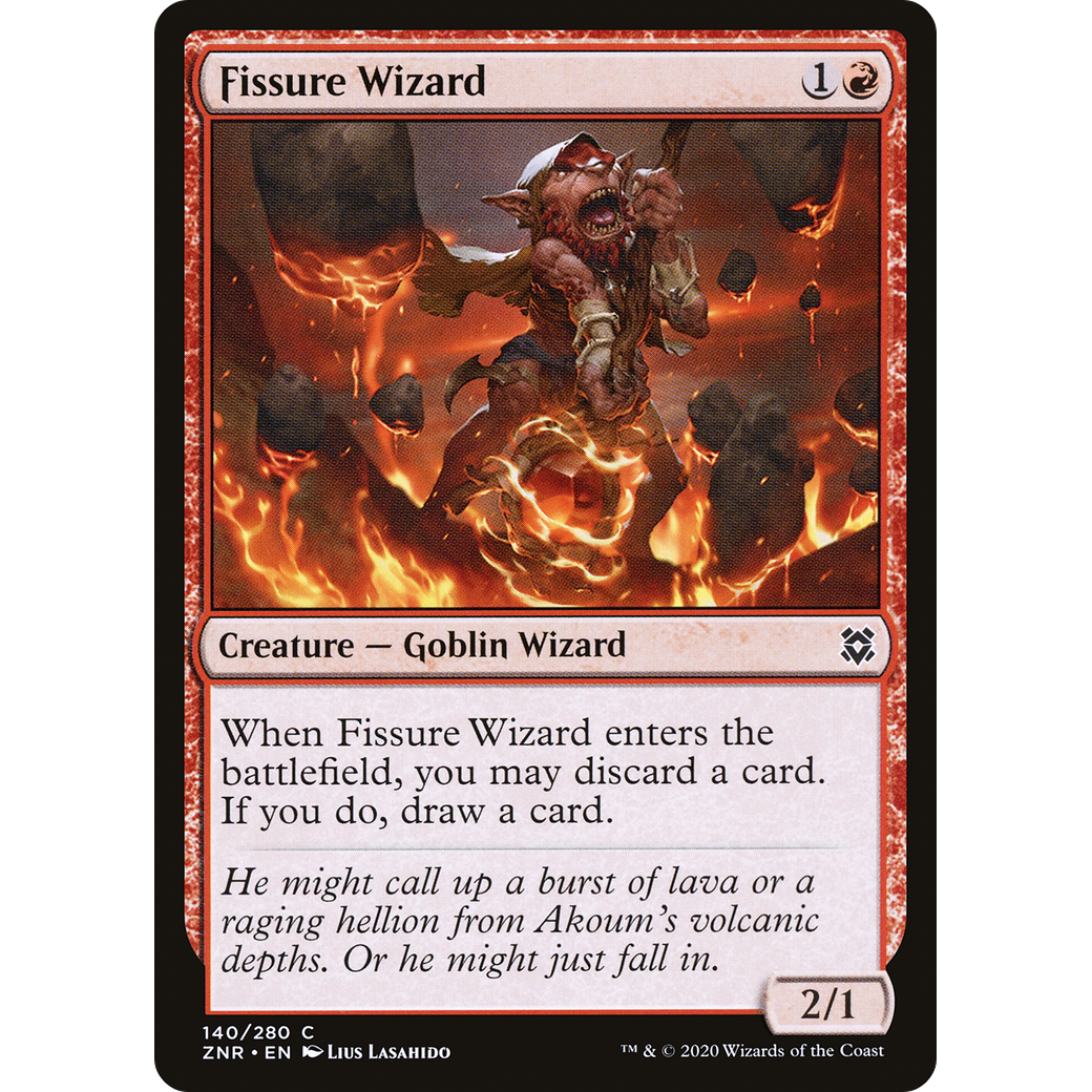 Fissure Wizard (ZNR-140) - Zendikar Rising