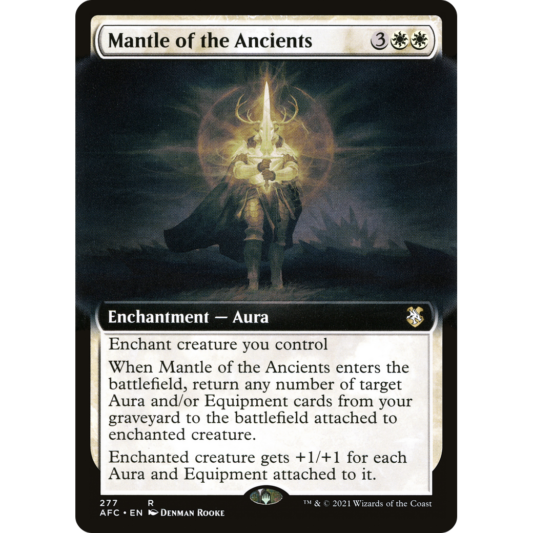 Mantle of the Ancients (AFC-277) - Forgotten Realms Commander: (Extended Art)