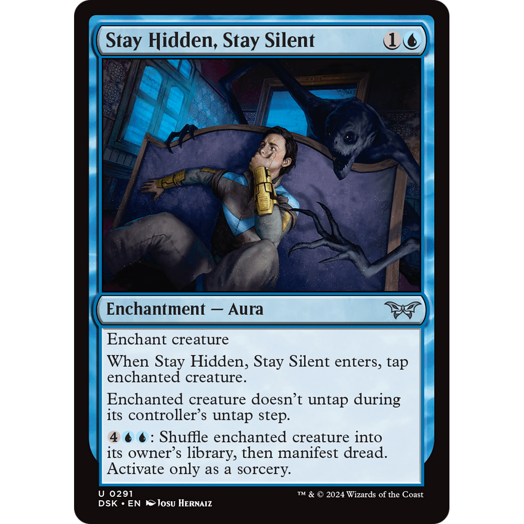 Stay Hidden, Stay Silent (DSK-291) - Duskmourn: House of Horror Foil