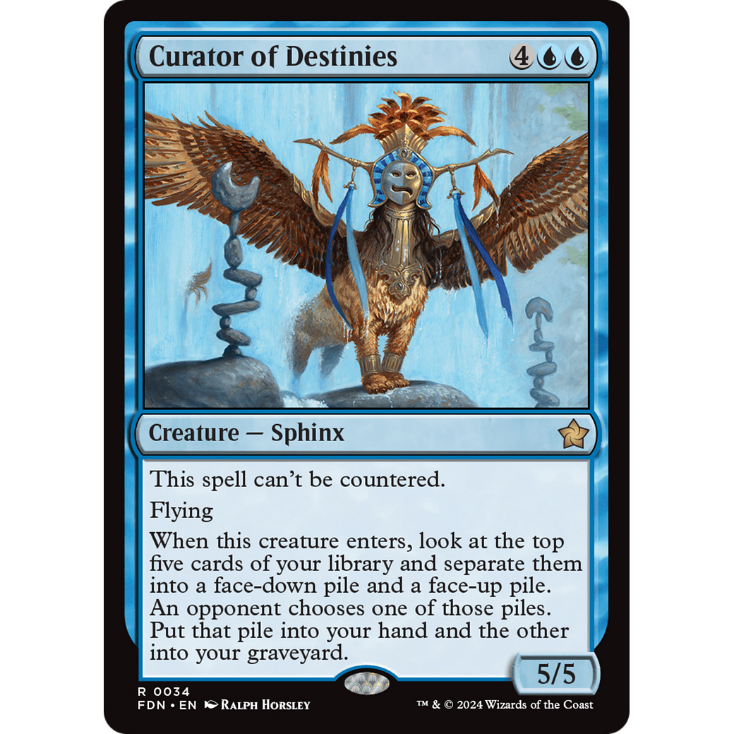 Curator of Destinies (FDN-034) - Foundations Foil