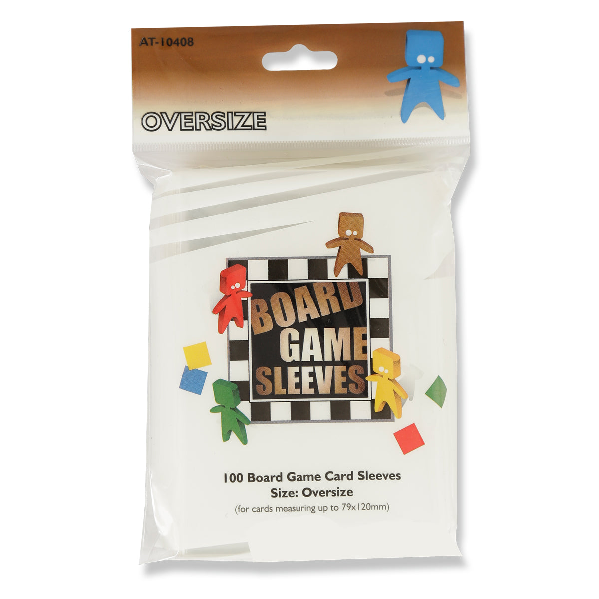 Oversized Clear 100ct Board Game Sleeves