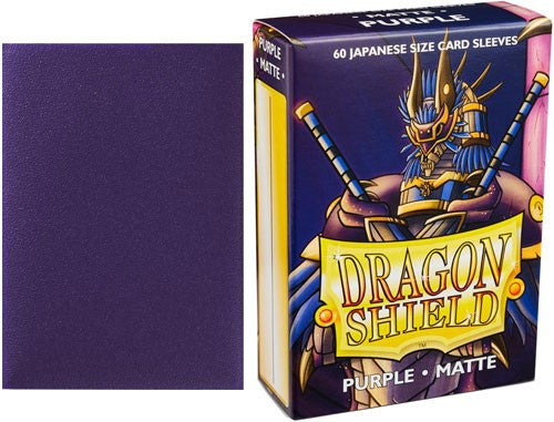 Dragon Shield Japanese Size 60ct Sleeves: Purple Matte