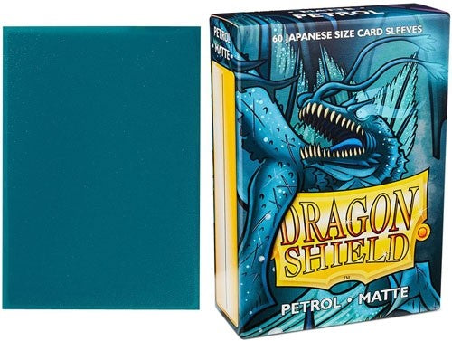 Dragon Shield Japanese Size 60ct Dual Sleeves: Petrol Matte