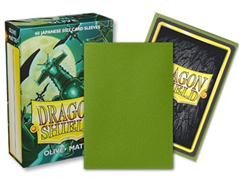 Dragon Shield Japanese Size 60ct Sleeves: Olive Matte