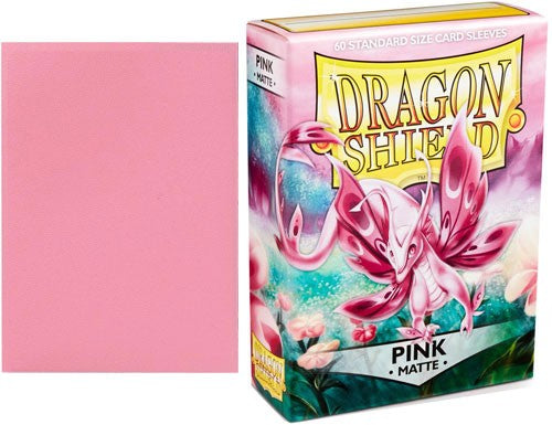 Dragon Shield Standard Size 60ct Sleeves: Pink Matte