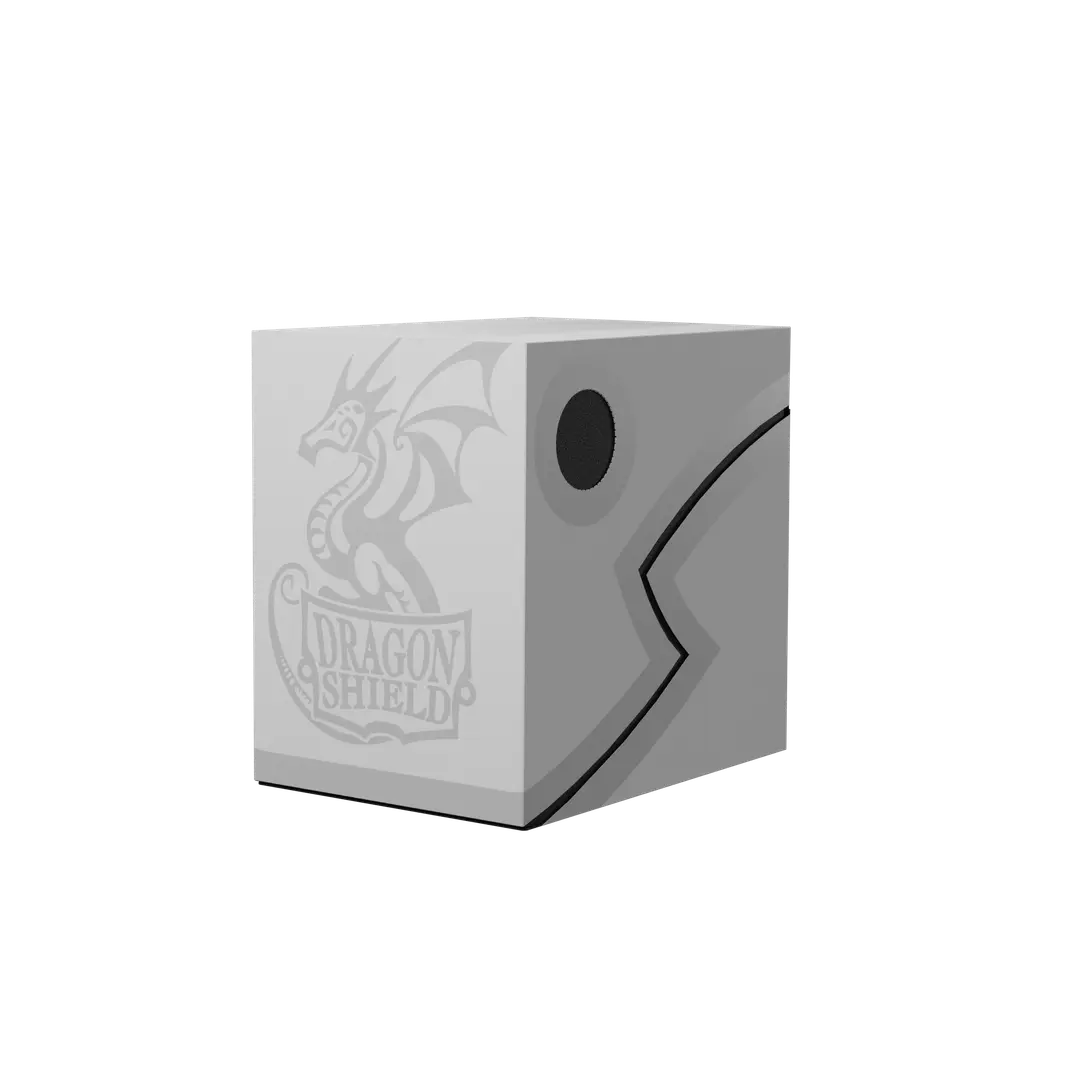 Dragon Shield: Ashen White Double Deck Shell Deck Box