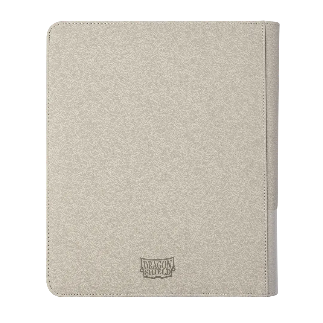 Dragon Shield: Ashen White 360 Card Codex Zipster Binder