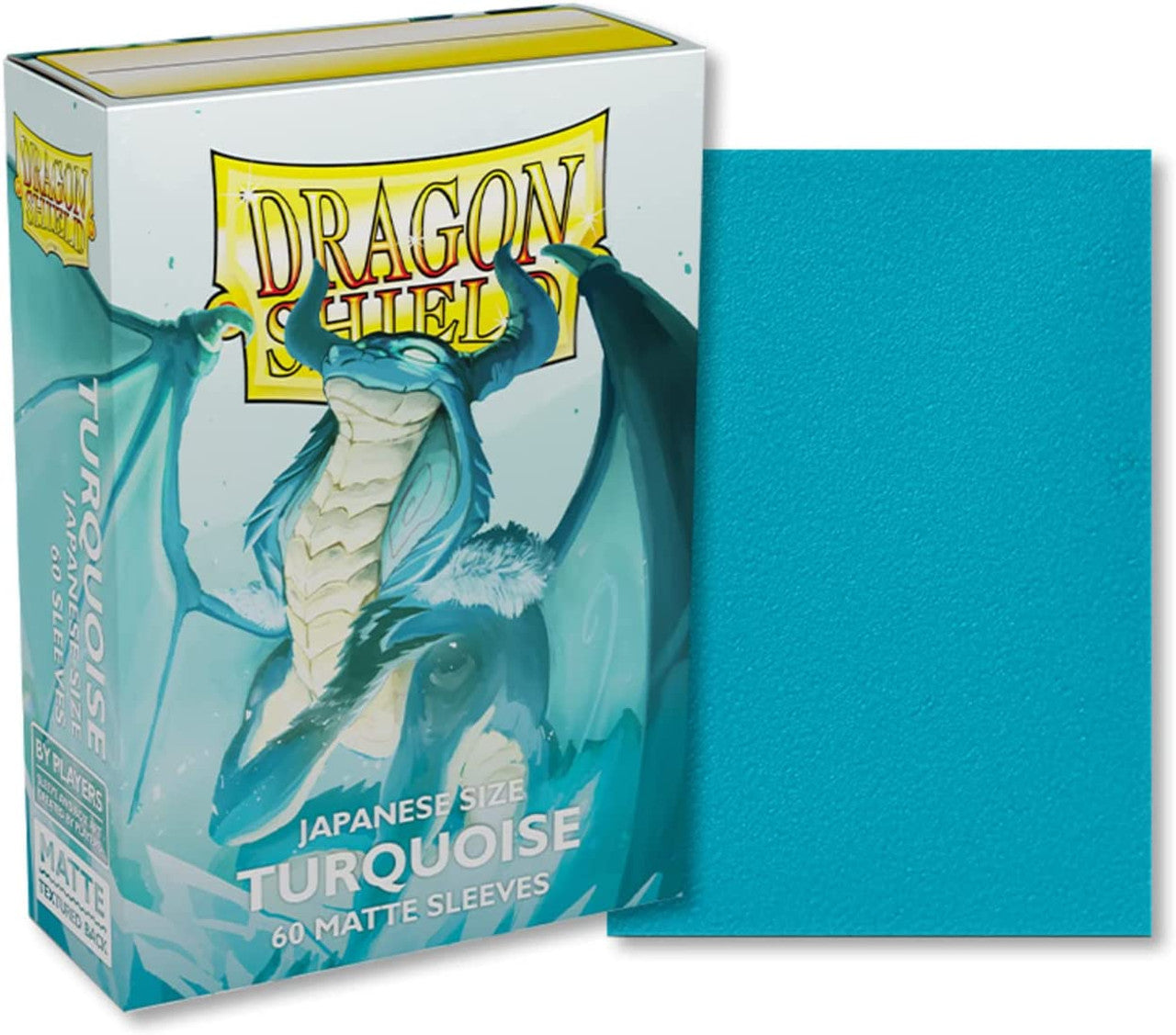 Dragon Shield Japanese Size 60ct Sleeves: Turquoise Matte